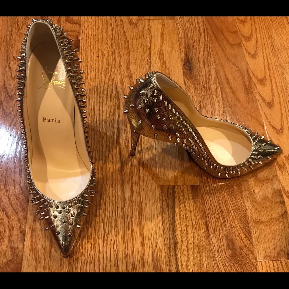 Christian Louboutin Escarpic 100 mm Spiked Pump - Picture 2 of 8